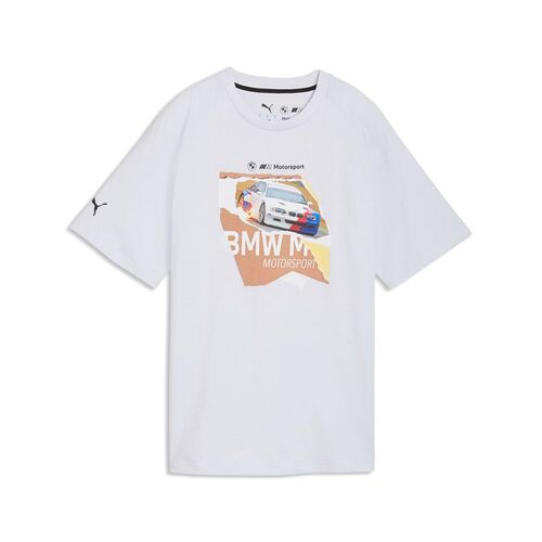 Puma BMW MMS Wmn Sportswear Graphic Tee - Silver Mist