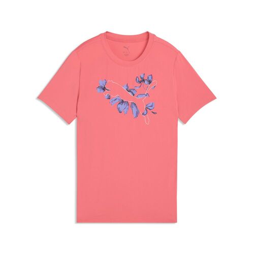 Puma TAD ESS Logo Graphic Tee G - Wild Pink