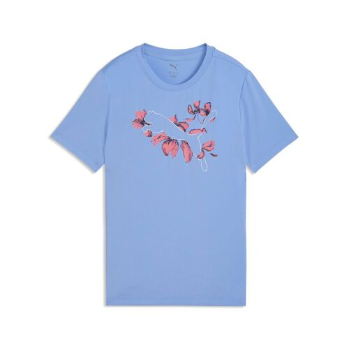 Puma TAD ESS Logo Graphic Tee G - Intense Lavender