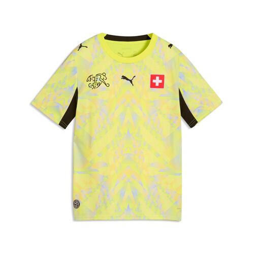 Puma SFV Replica Match Jersey Jr GK - Yellow Alert-Elektro Purple