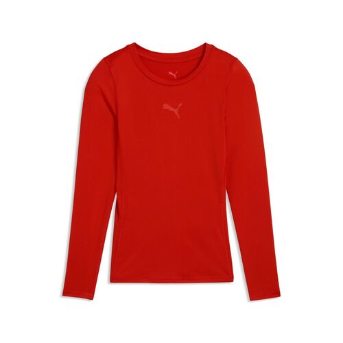 Puma teamLIGA26 Baselayer Tee LS Jr - PUMA Red
