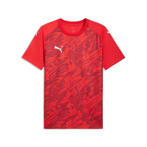 Puma teamFINAL Graphic Jersey - PUMA Red-PUMA White-Dark Cherry