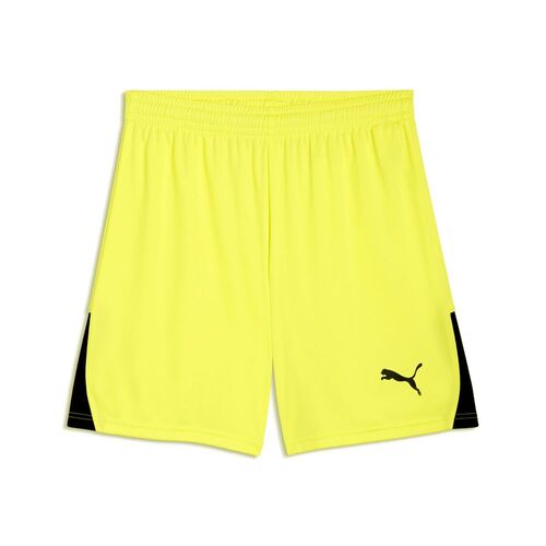 Puma teamLIGA26 Shorts - Yellow Burst-PUMA Black-PUMA Black