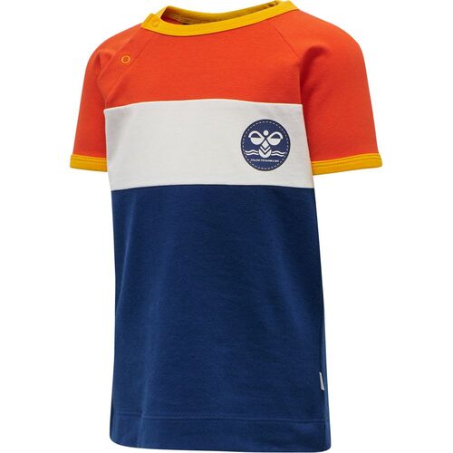 Hummel hmlANTON T-SHIRT S/S - ESTATE BLUE - 56 - estate blue