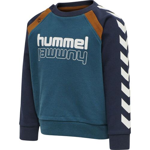 Hummel hmlXANDER SWEATSHIRT - BLUE CORAL - 62 - blue coral
