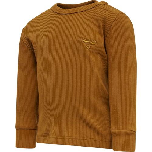 Hummel hmlSAMI T-SHIRT L/S - GLAZED GINGER - 56 - glazed ginger