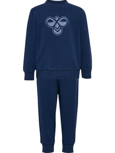 Hummel Hmlmini Jersey Crewsuit Bee - DRESS BLUES