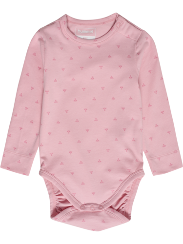 Hummel Hmlmini Bee Aop Body L/s - PINK NECTAR
