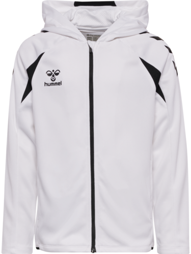 Hummel hmlCORE 2.0 ZIP HOODIE KIDS - WHITE/BLACK