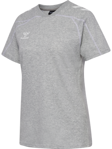 Hummel hmlMOVE 2.0 T-SHIRT S/S WOMAN - GREY MELANGE