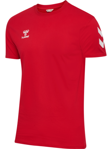 Hummel hmlGO 2.0 CHEVRON T-SHIRT S/S - TRUE RED