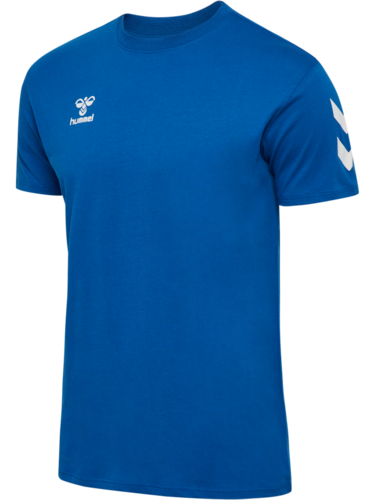 Hummel hmlGO 2.0 CHEVRON T-SHIRT S/S - TRUE BLUE