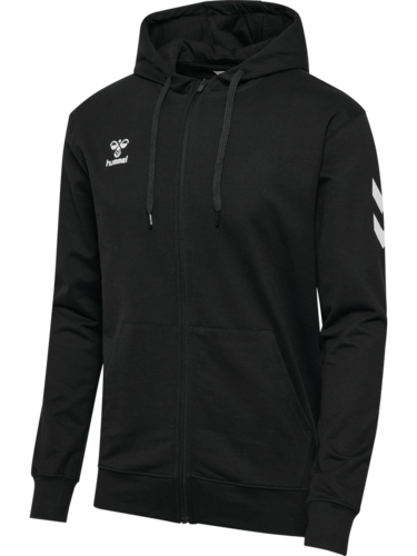 Hummel hmlGO 2.0 CHEVRON ZIP HOODIE - BLACK