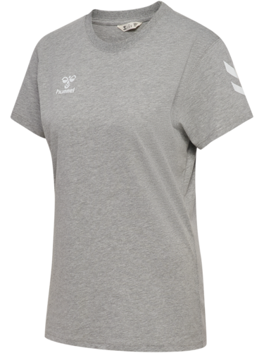 Hummel hmlGO 2.0 Chevron T-shirt S/s Woman - Grey Melange