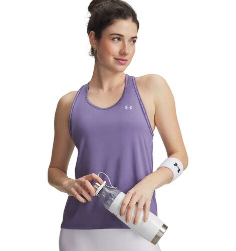 Under Armour  TECH KNOCKOUT TANK - PURPLE LUXE