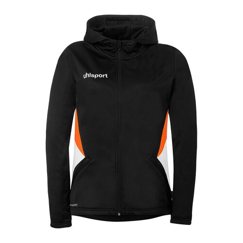 Uhlsport Equipe 29 Multi Hood Jacke Damen - schwarz/wei�/fluo orange