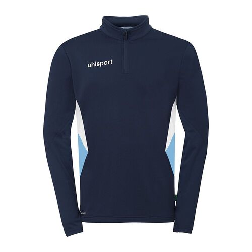 Uhlsport Equipe 29 1/4 Zip Top - marine/skyblau/wei�