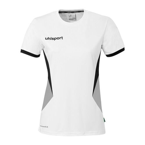 Uhlsport Equipe 29 Shirt Kurzarm Damen - wei�/steingrau/schwarz