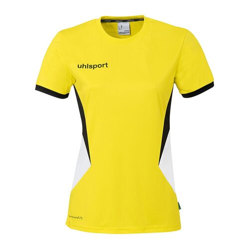 Uhlsport Equipe 29 Shirt Kurzarm Damen - limonengelb/wei�/schwarz