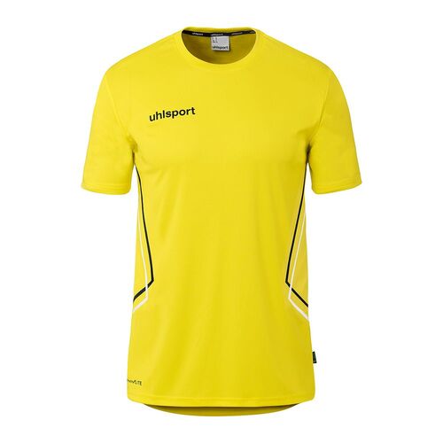 Uhlsport Equipe 29 Poly Shirt Kurzarm - limonengelb/wei�/schwarz
