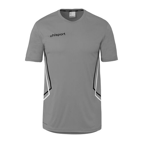 Uhlsport Equipe 29 Poly Shirt Kurzarm - steingrau/wei�/schwarz
