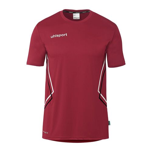 Uhlsport Equipe 29 Poly Shirt Kurzarm - bordeaux/schwarz/wei�