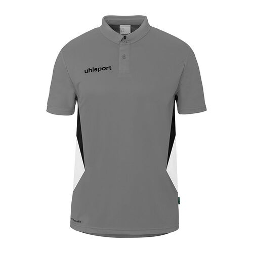 Uhlsport Equipe 29 Polo Shirt - steingrau/wei�/schwarz