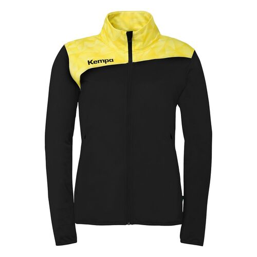 Kempa Athletics 29 Poly Jacke Damen - schwarz/limonengelb