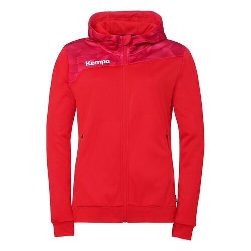 Kempa Athletics 29 Kapuzenjacke Damen - rot/chilirot