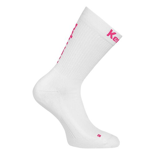 Kempa Logo Classic Socken - wei�/pink