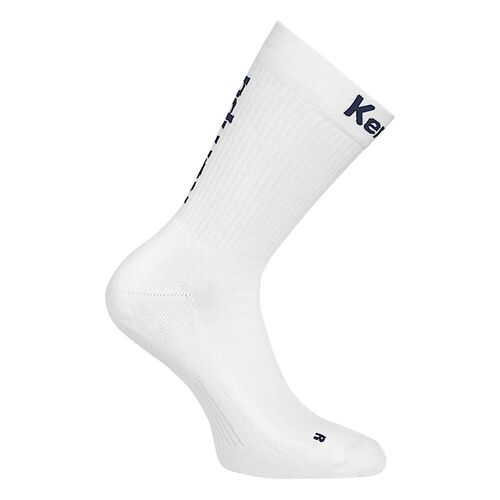 Kempa Logo Classic Socken - wei�/marine