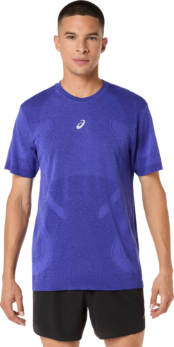 Asics Road Seamless Ss Top - cobalt burst/eggplant