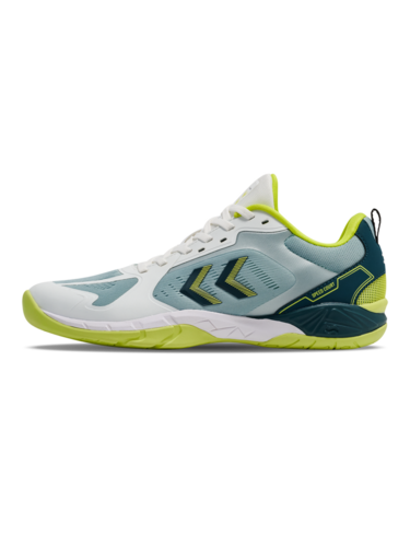 Hummel Speed Court - white/green/yellow