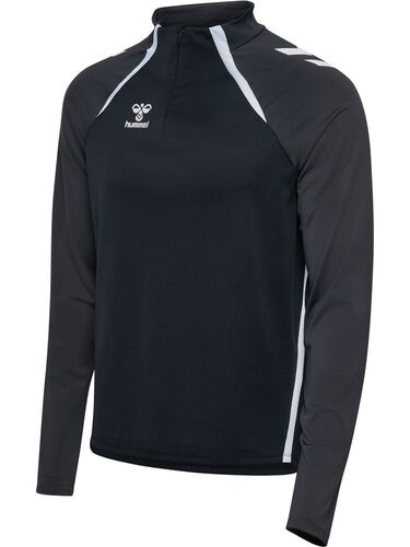 Hummel Hmllead 2.0 Half Zip - black/asphalt