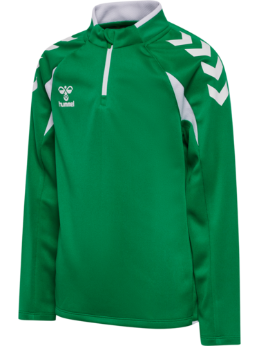 Hummel Hmlcore 2.0 Half Zip Kids - jelly bean/white