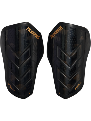 Hummel Hmlshin Guards Hyper Fit - transparent/black/gold
