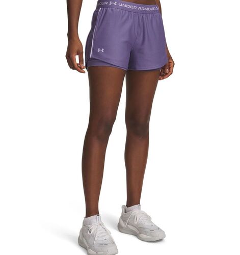 Under Armour  TECH PLAY UP 2IN1 SHORTS - PURPLE LUXE