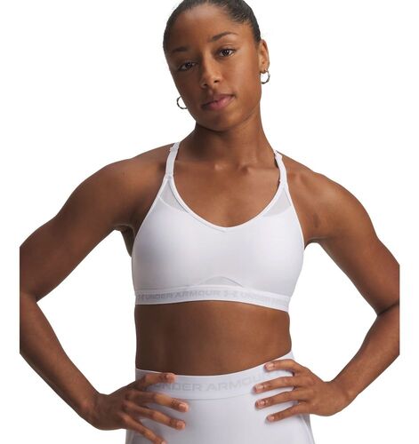 Under Armour  UA CROSSBACK LOW BRA - WHITE