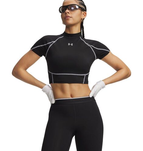 Under Armour Heatgear Elite Crop Mck Ss - ultimate black