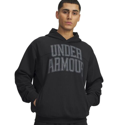 Under Armour Ua Rival Lw Graphic Hoodie - black