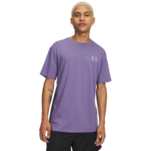 Under Armour Ua M Sportstyle Lc Ss - purple luxe