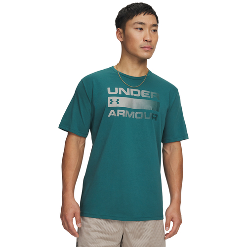 Under Armour Ua Team Issue Wordmark Ss - rack green