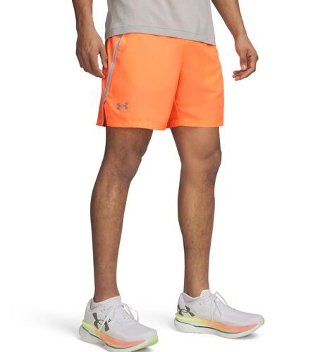 Under Armour Ua Launch 7 Shorts - electric tangerine