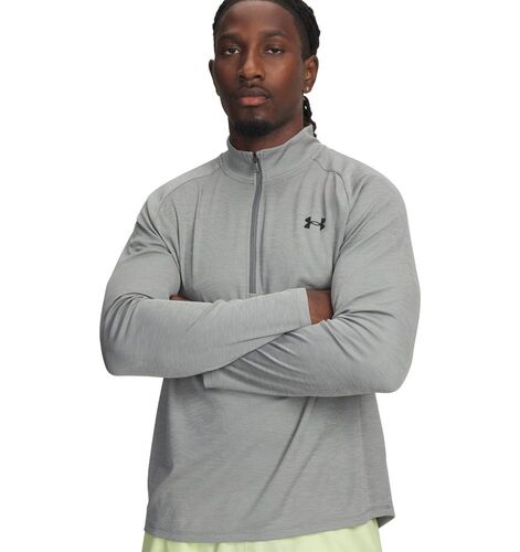 Under Armour Ua Tech Textured 1/2 Zip - clay green