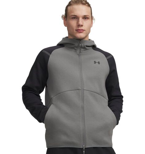 Under Armour Ua Unstoppable Flc Fz Hd Eu - clay green