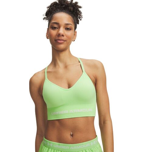 Under Armour Vanish Seamless Low Bra - lumos lime