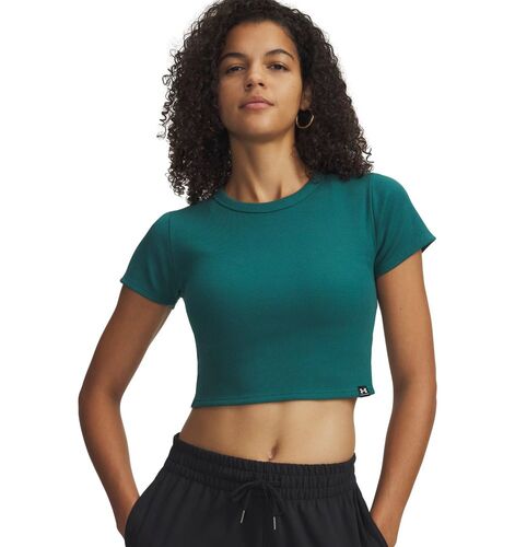 Under Armour Ua Rival Rib Baby Tee - rack green