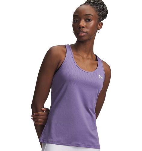 Under Armour Tech Mesh Racer Tank - purple luxe