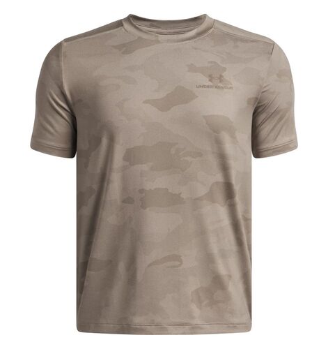 Under Armour Ua Vanish Printed Ss - timberwolf taupe