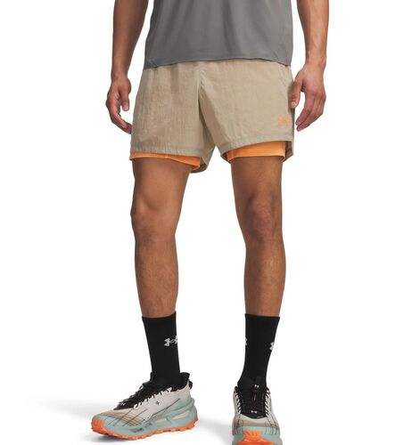 Under Armour M Trail Run 5 Lined Short - city khaki